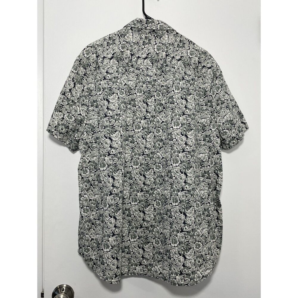 Lucky Brand California Green HA Floral Button Up Shirt XX-L - Picture 3 of 5